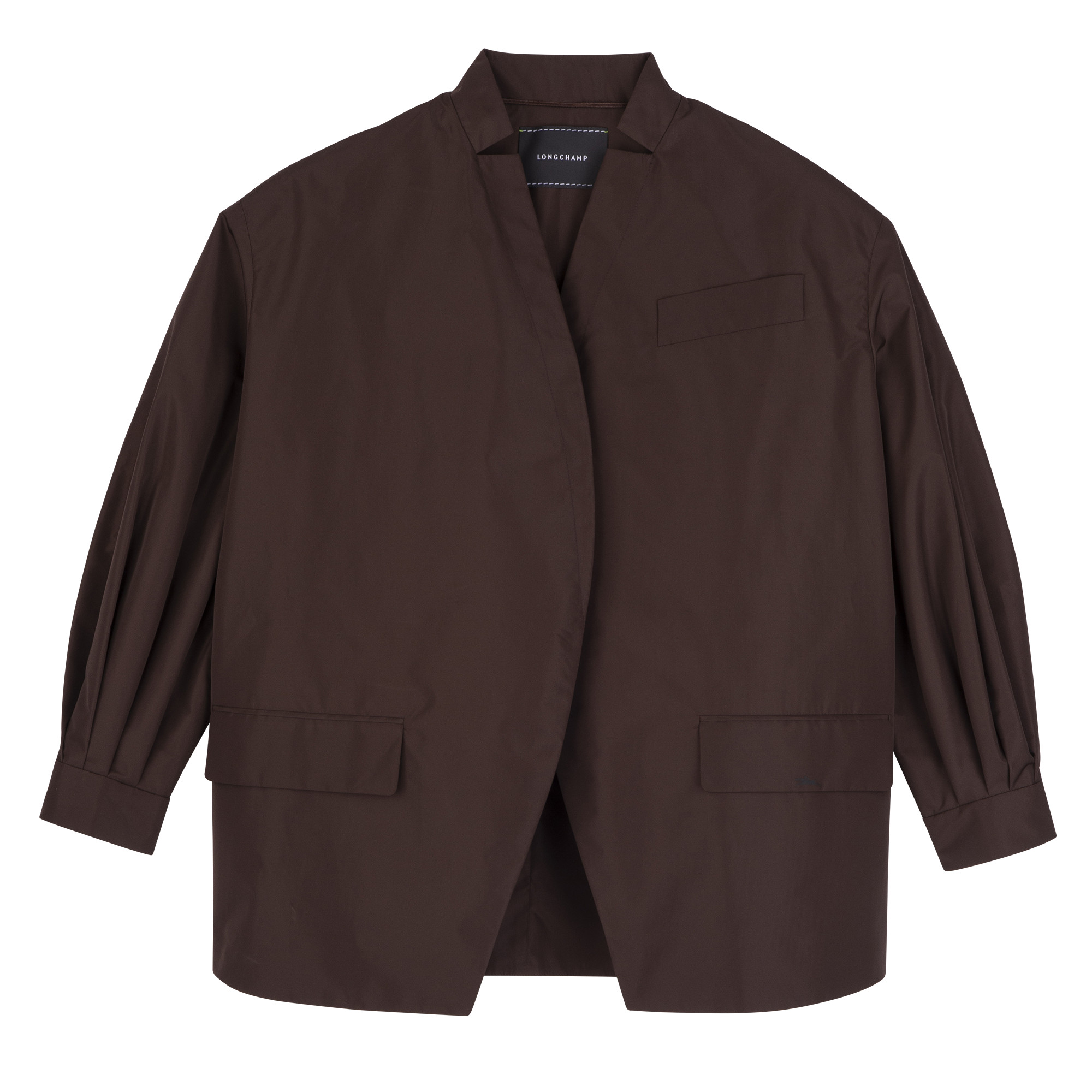Kimono jacket Mocha - Technical taffeta | Longchamp US | Longchamp