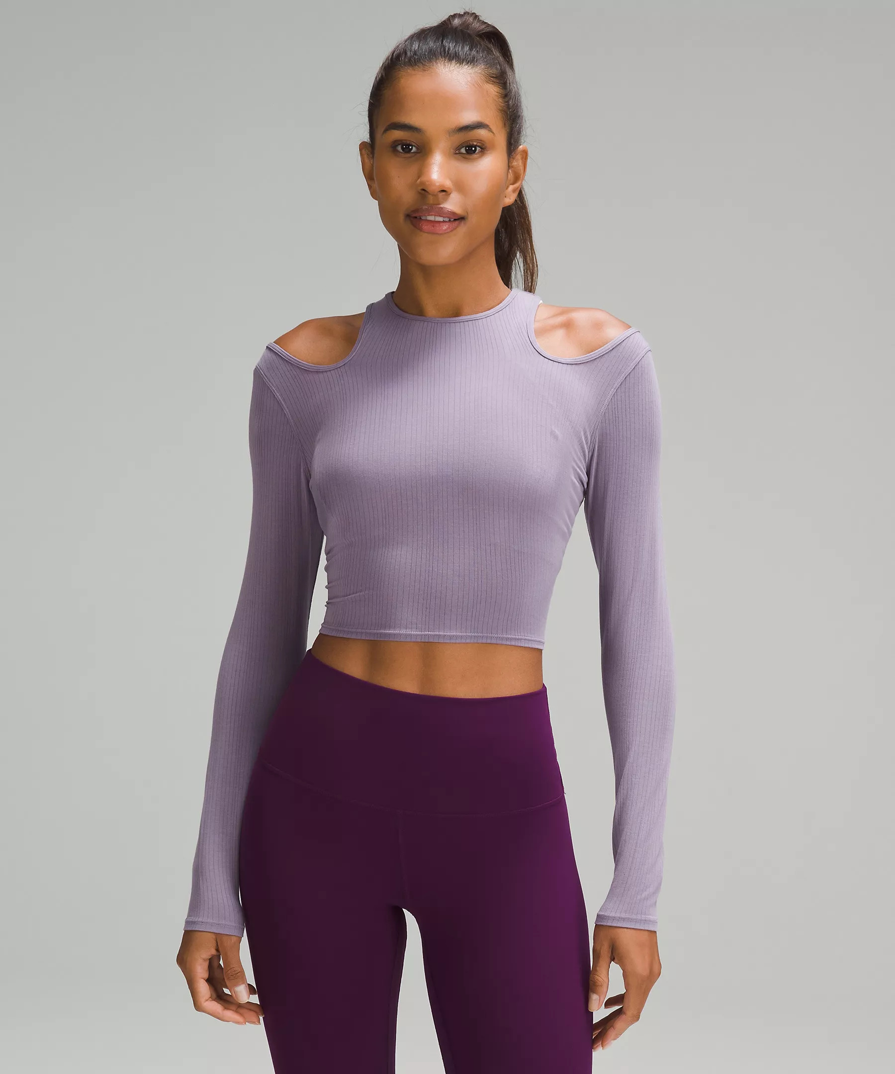 Shoulder Cut-Out Yoga Long-Sleeve Shirt | Lululemon (US)
