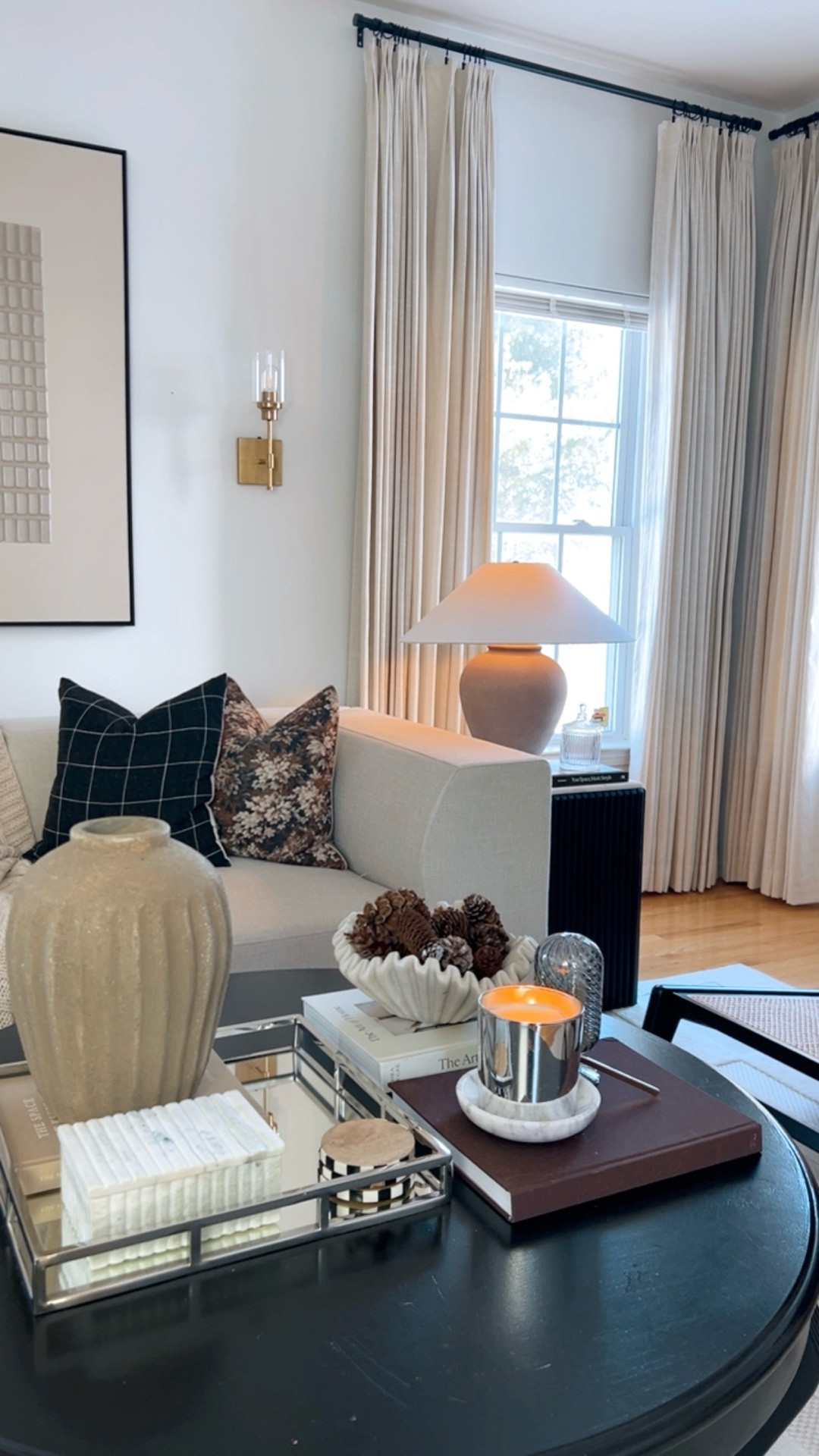 Living Room Decor Pieces
#coffeetablebooks #tablelamp #marble #candle #silver #vase #drapes
@TWOPAGES @Wayfair 


#LTKHome #LTKSeasonal