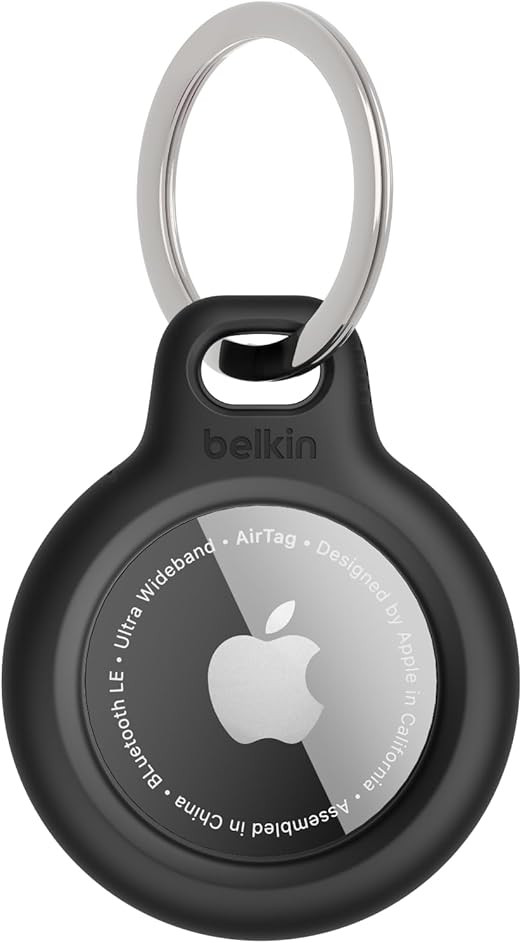 Belkin Apple AirTag Secure Holder with Key Ring - Durable, Scratch-Resistant Case with Open Face ... | Amazon (US)
