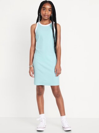 Printed Fitted Sleeveless Dress for Girls | Old Navy (US)