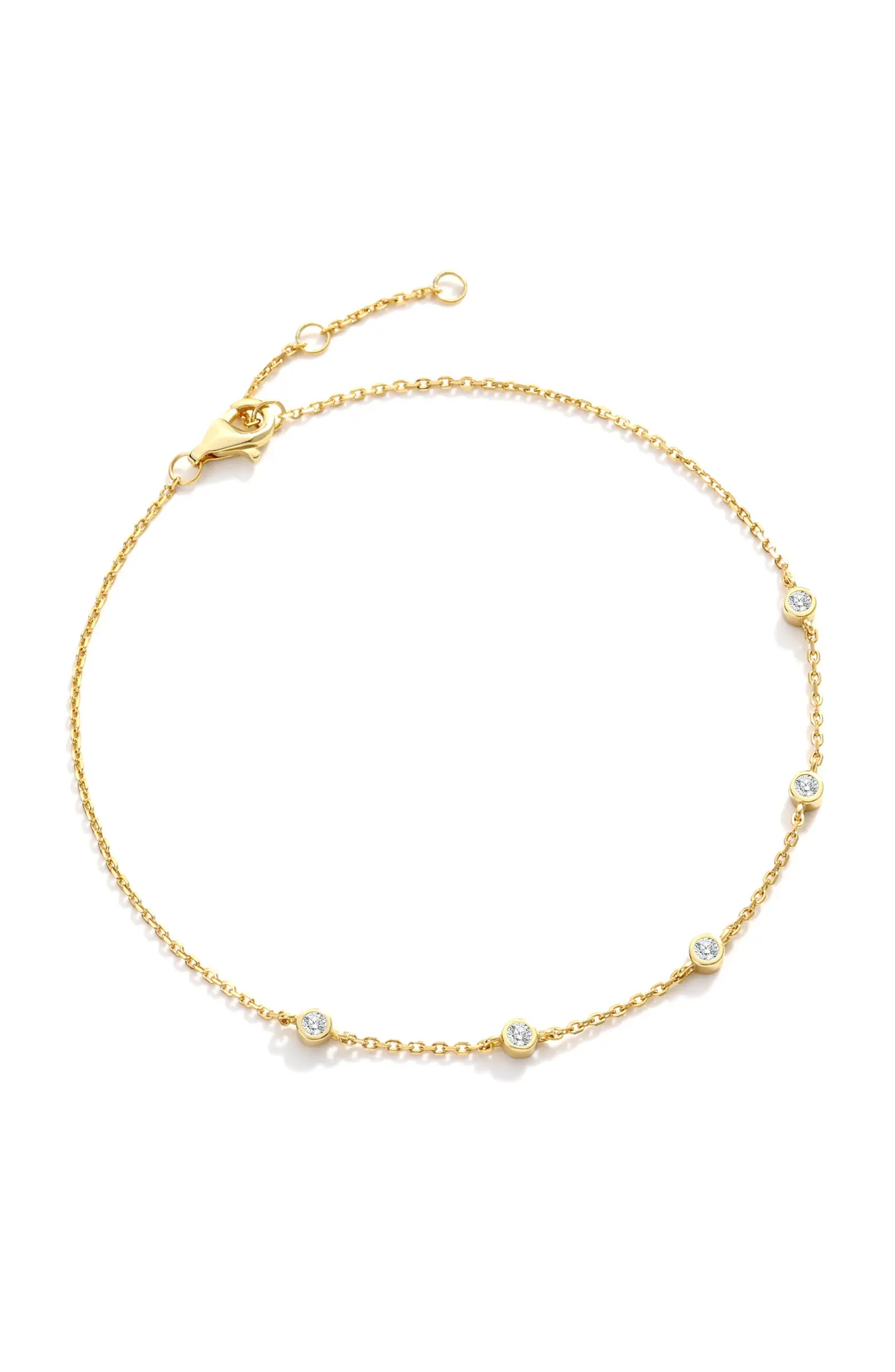 Bezel Set Cubic Zirconia Bracelet | Nordstrom