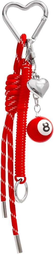 Charm Keychain 8 Ball Dice Bag Purse Charms Cute Backpack Handbags Key Chains Y2k Accessories | Amazon (US)
