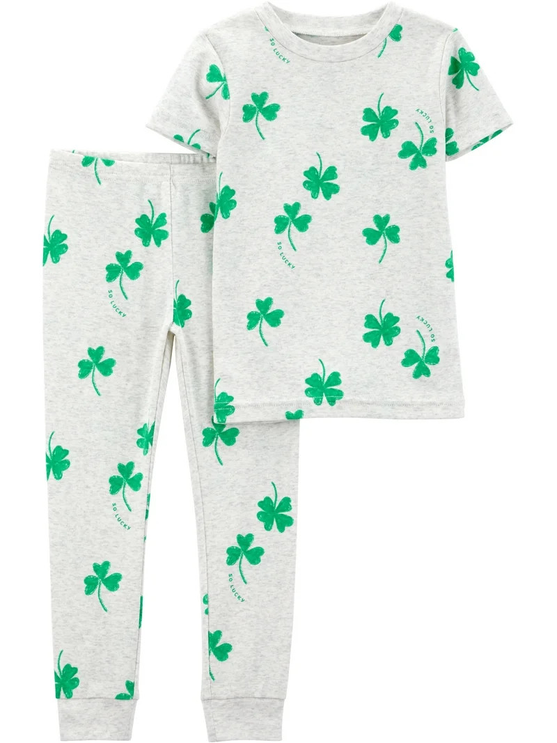 Carter's Child of Mine Baby and Toddler St Patrick's Pajama, 2-Piece, Sizes 12M-5T | Walmart (US)
