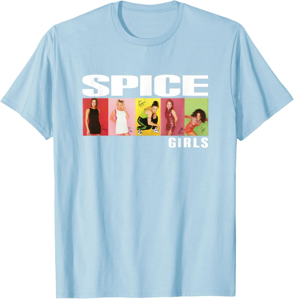 Official Spice Girls Photo Block T-Shirt | Amazon (US)