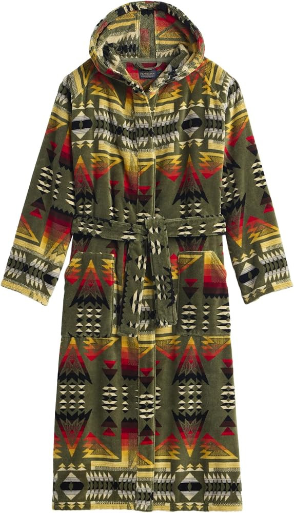 Pendleton Men's Robe, 100% Cotton, Unisex Bathrobe with Hood and 2 Deep Pockets, Dual Sizing X/XS... | Amazon (US)