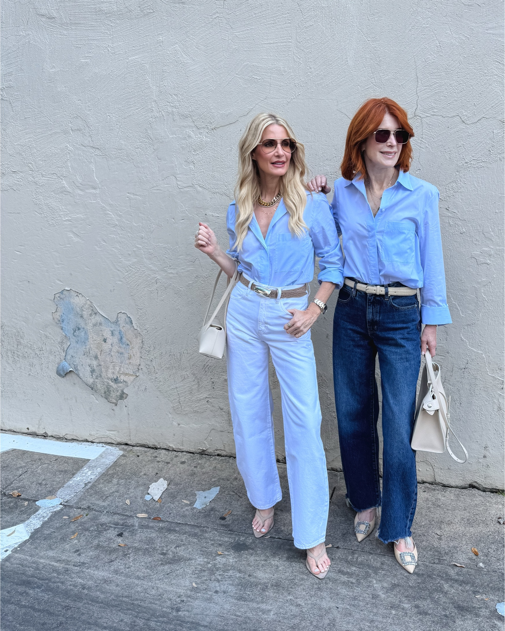 4 denim trends I’m loving this summer—and they’re all so flattering 👖✨

1. Slim Barrel Jeans
These high-waisted Frame jeans are so good—super slimming with a subtle curve. I’m in ivory, Cathy’s in the dark wash. Size down (they run big).

2. Wide-Leg Jeans
These Mother jeans feature a high waist + floor-skimming hem that makes your legs look miles long. So chic.

3. Straight-Leg Jeans
Light wash, high-waisted, and slightly longer length = instant leg-lengthening. Plus, they’re incredibly comfortable.

4. Ankle-Length Jeans
Hits right at the ankle bone—perfect for showing off your favorite heels. I own these in multiple washes!

Fit tip: I’m a 24 in all except the Frame pair (wearing a 23).

Which one is your favorite?



#LTKgrwm #LTKootd #LTKOver40
