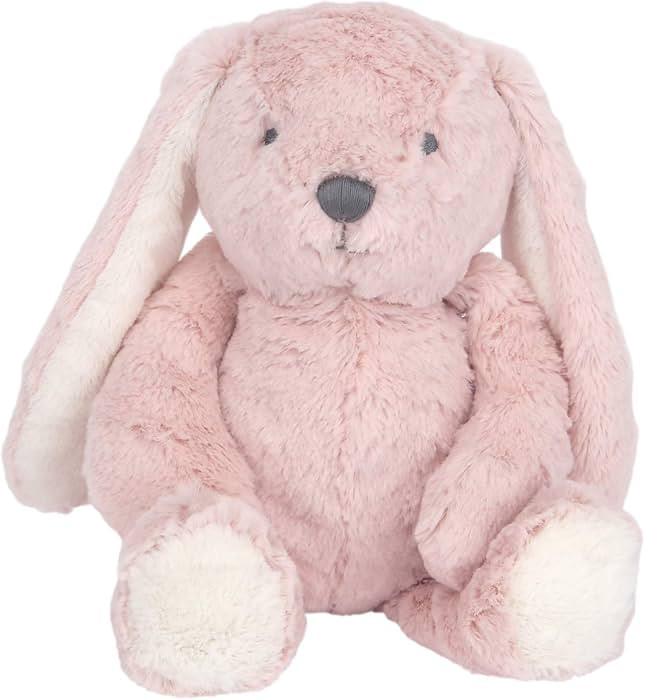 Lambs & Ivy Botanical Baby Plush Pink Bunny Stuffed Animal Toy - Hip Hop | Amazon (US)