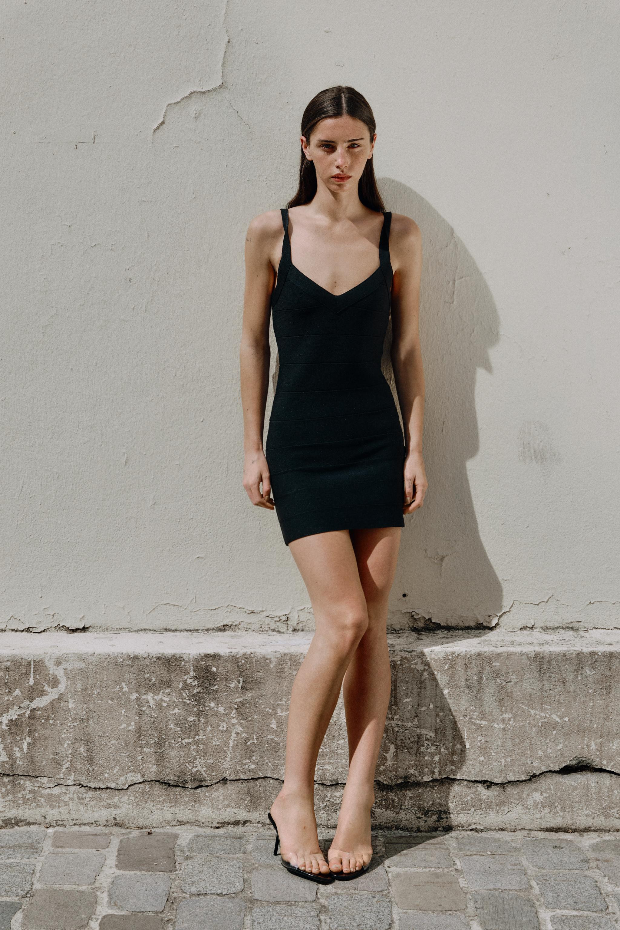 STRETCH BAND MINI DRESS | Zara US