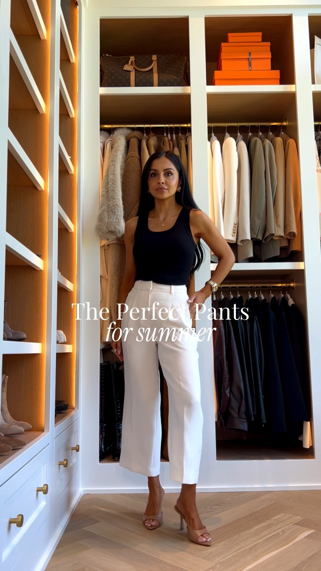 The perfect pants for summer / summer workwear / chic summer outfit 
Aritzia effortless cropped pants wearing a 00
Aritzia black tank wearing an XXS
Amazon bag that looks like Celine

#LTKmomlife #LTKOver40 #LTKWorkwear