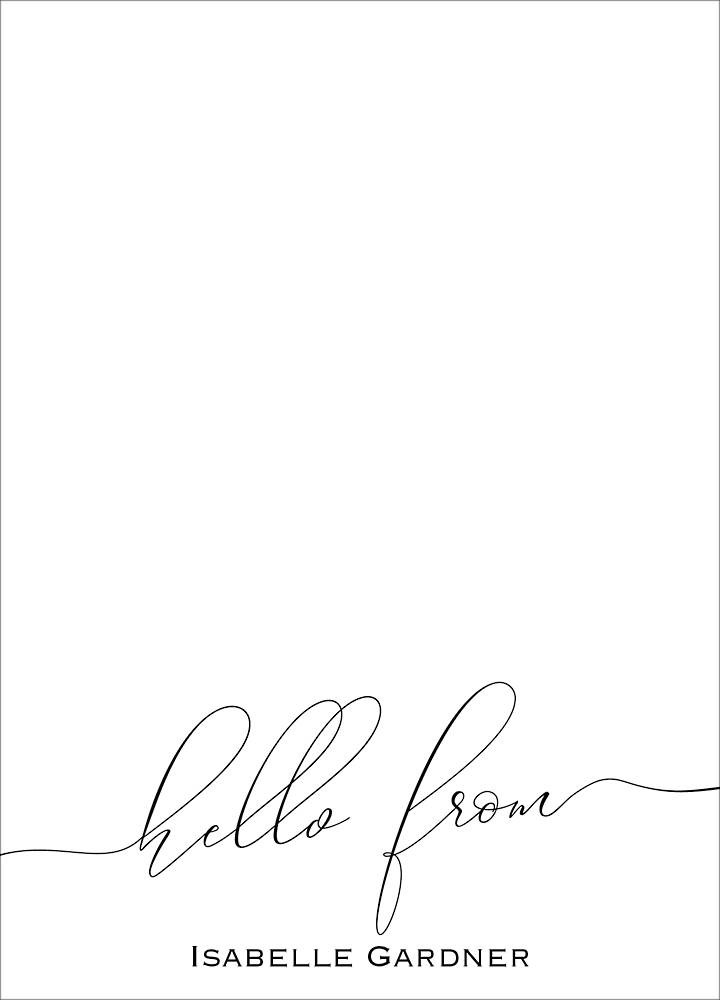 Signature Hello From Stationery | Paper Source | Paper Source