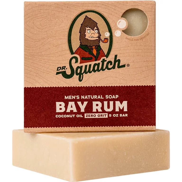 Dr. Squatch Natural Bar Soap, Bay Rum, 5 oz - Walmart.com | Walmart (US)