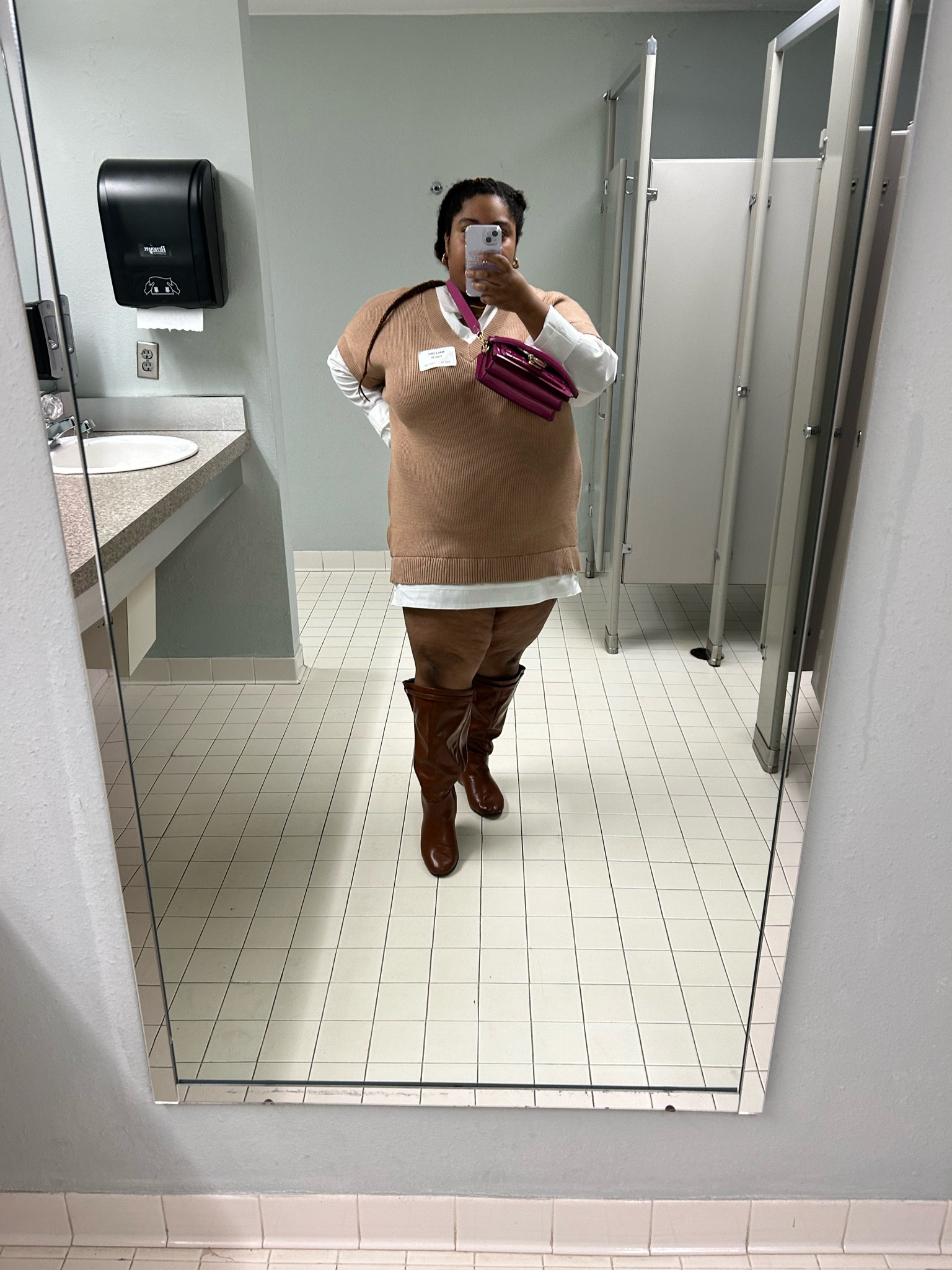 Last day to wear my sweater dress 
