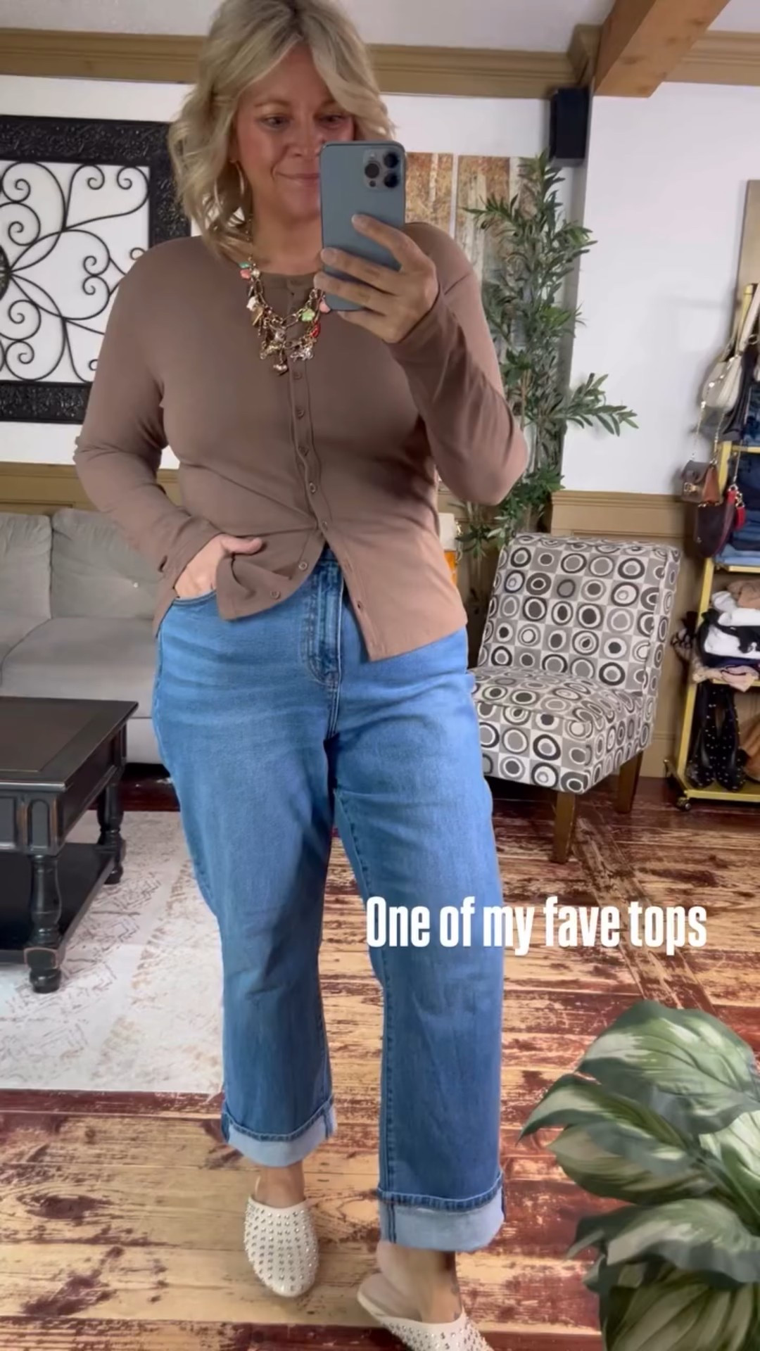 One of my fave tops- size xl; Kim jeans true to sizee

#LTKFindsUnder50 #LTKMidsize #LTKSaleAlert