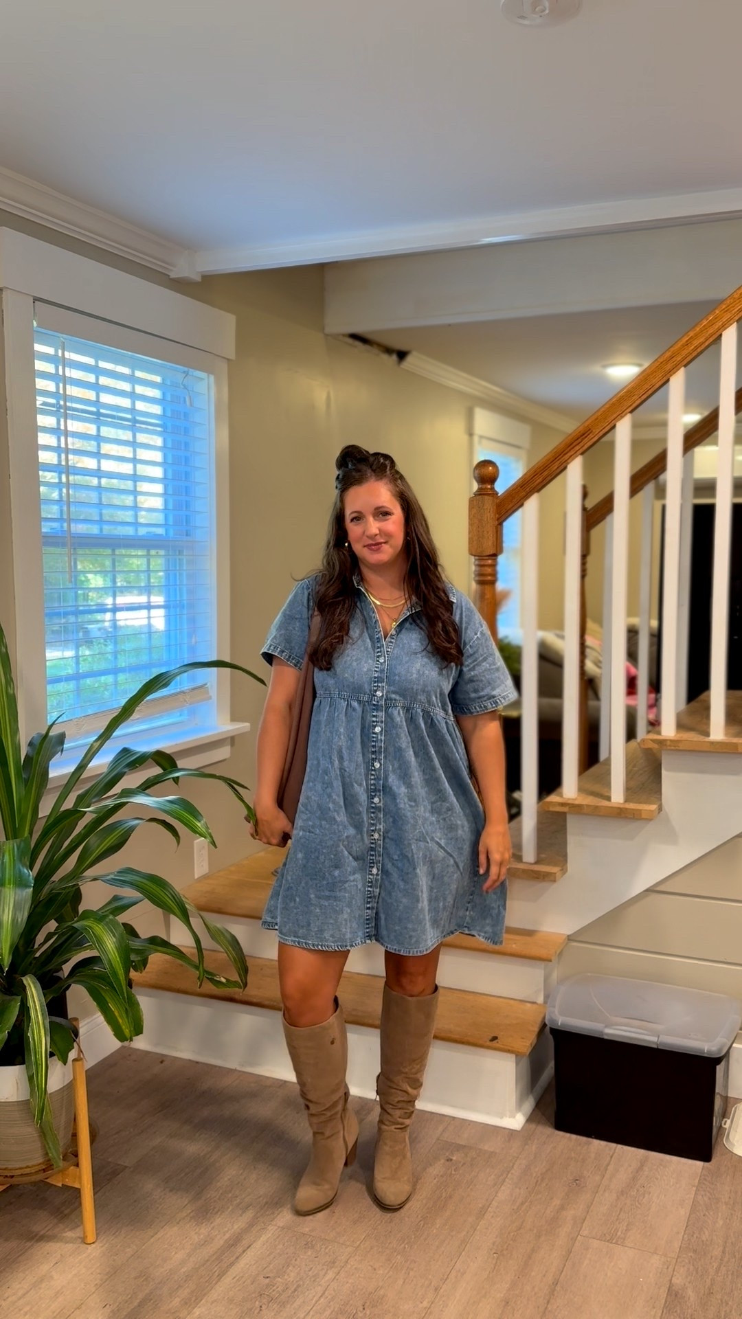 The cutest denim dress!

#LTKStyleTip #LTKMidsize #LTKFindsUnder50
