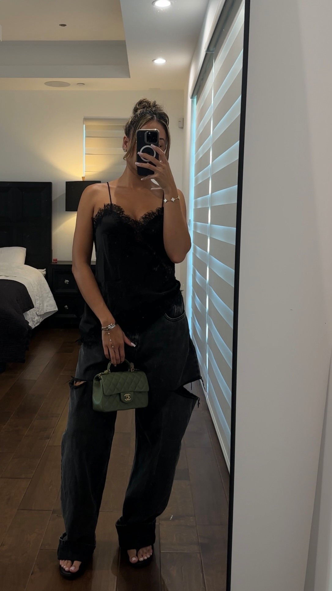 jeans: margiela (i sized up - 42 (mid rise)) top: zara (small) kitten heel: zara (sooooo comfortable) bag: chanel earrings: chanel

#LTKU #LTKStyleTip #LTKFindsUnder100