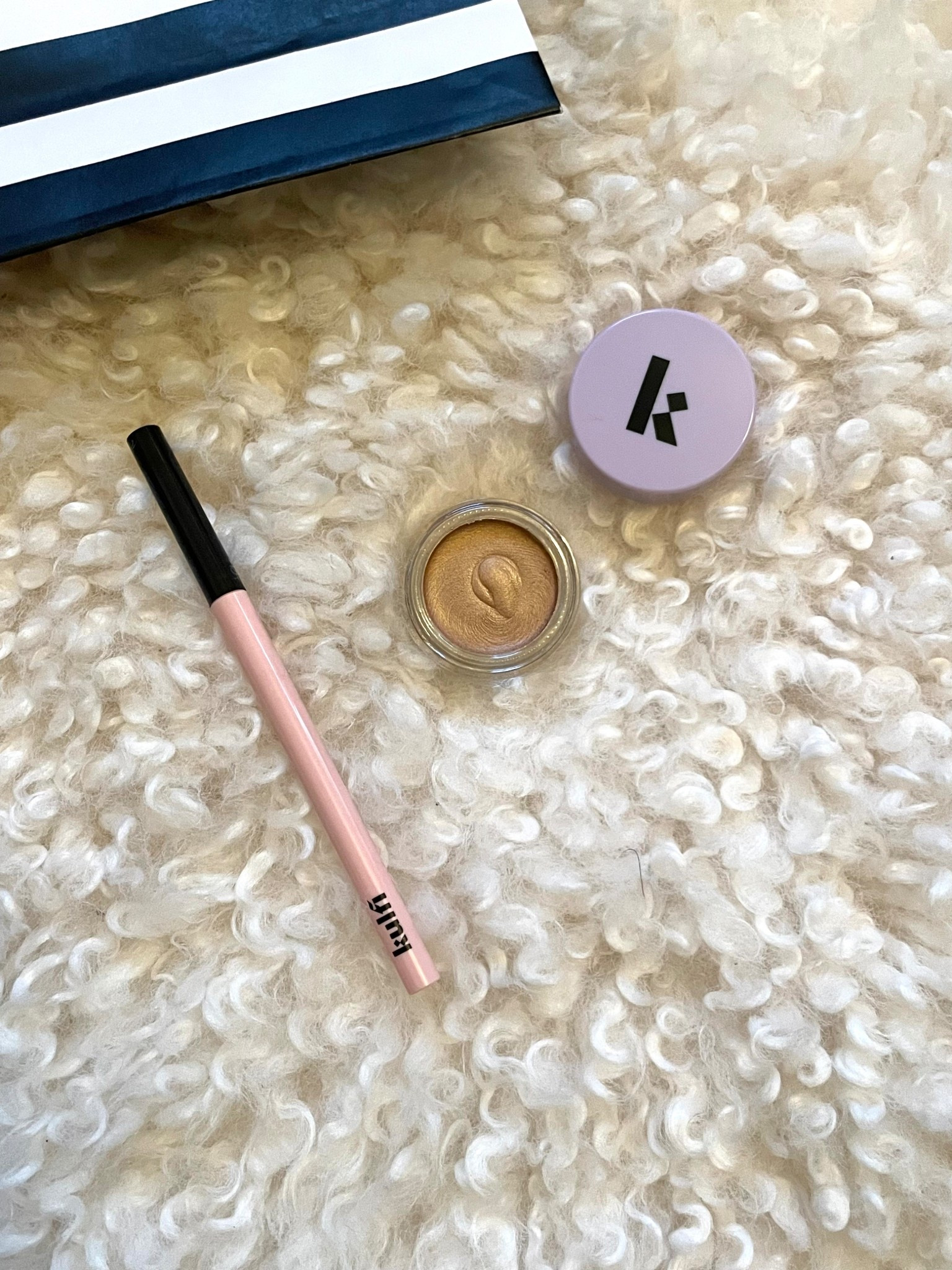 Eyeliner & shimmer cream eyeshadow from Kulfi! Part of the Sephora sale! 