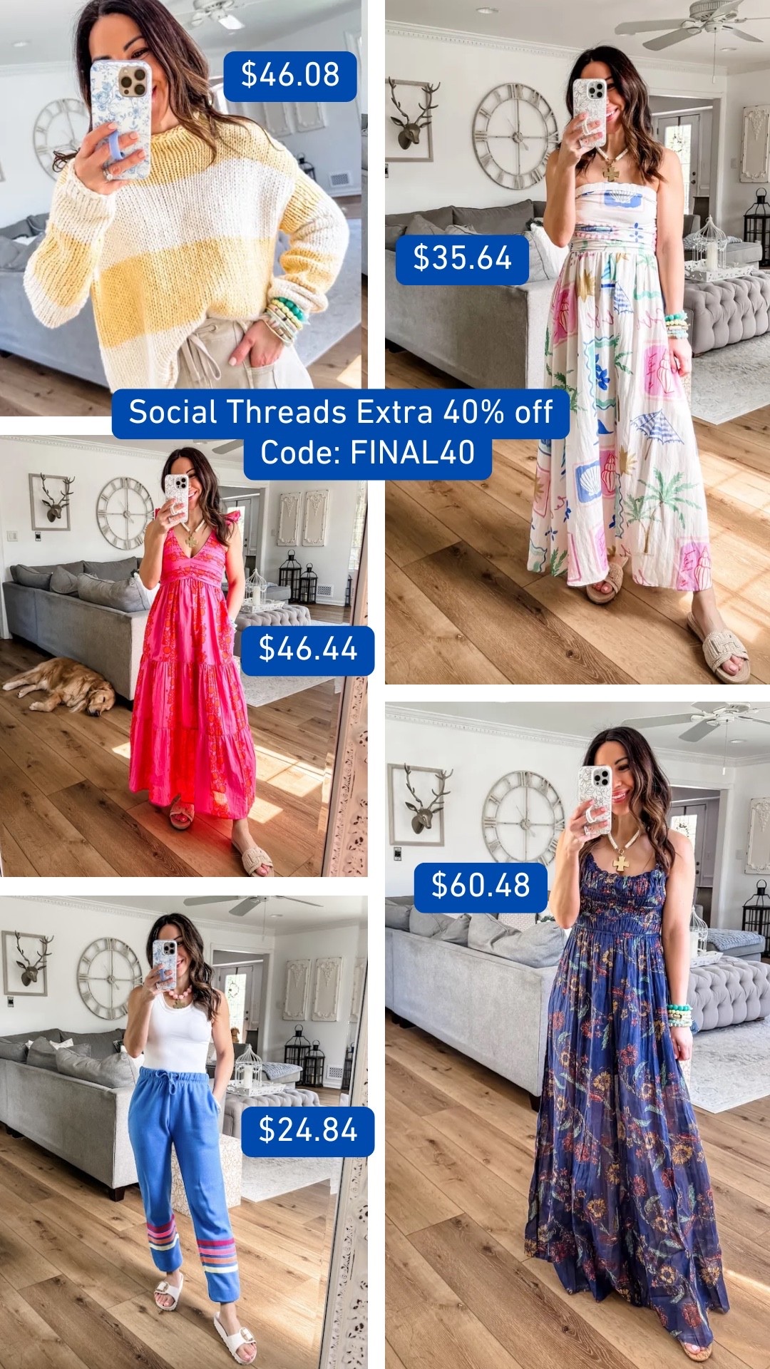 Code FINAL40.

#LTKSaleAlert #LTKOver40 #LTKPetite