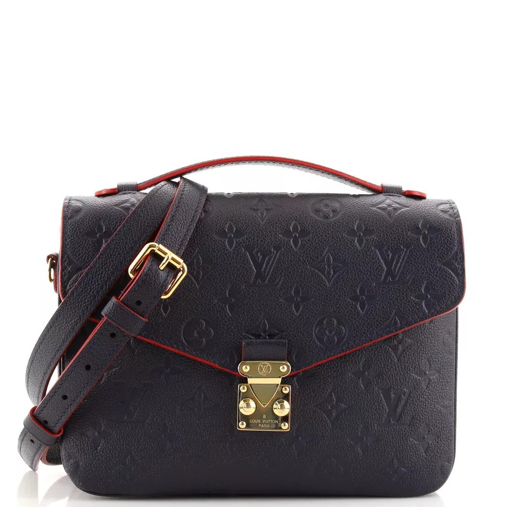 LOUIS VUITTON Mini Pochette Bicolor Monogram Empreinte Accessories Pou