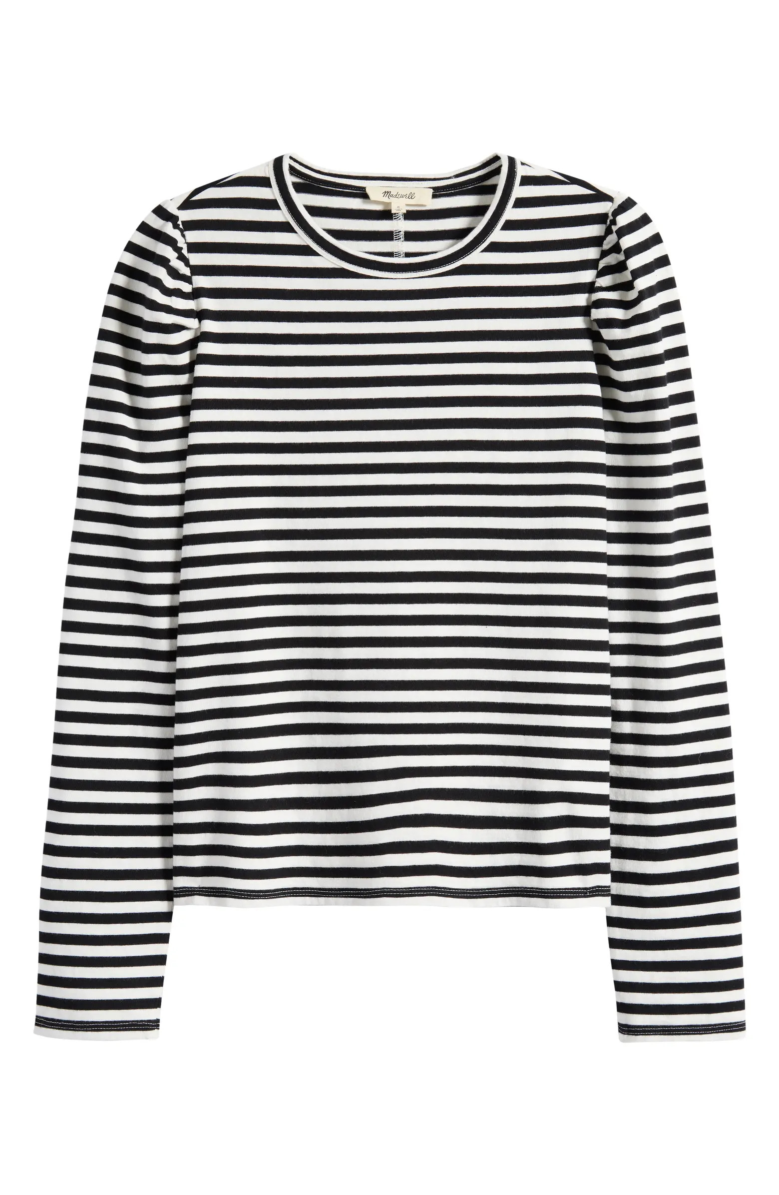 Easy Puff Long Sleeve Stripe Top | Nordstrom