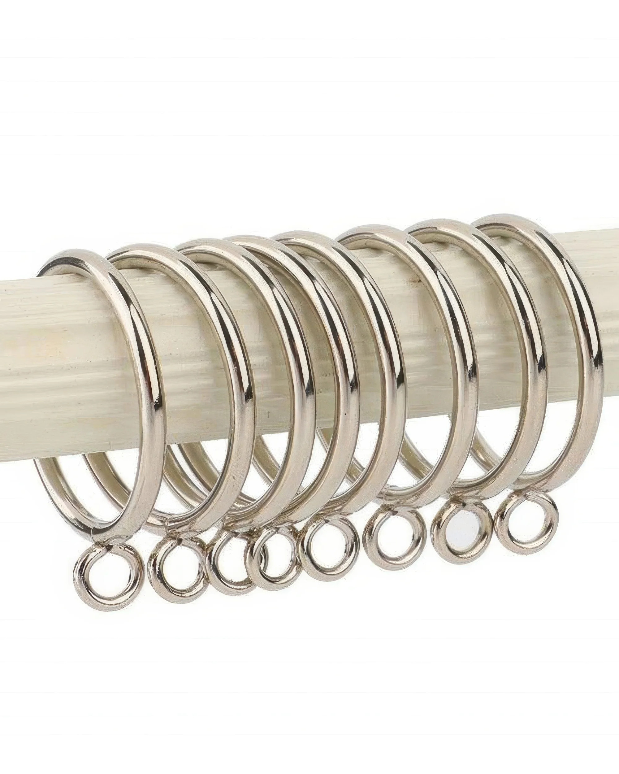 Hanging Rings Curtain Rod Eyelet Rings | TheHues