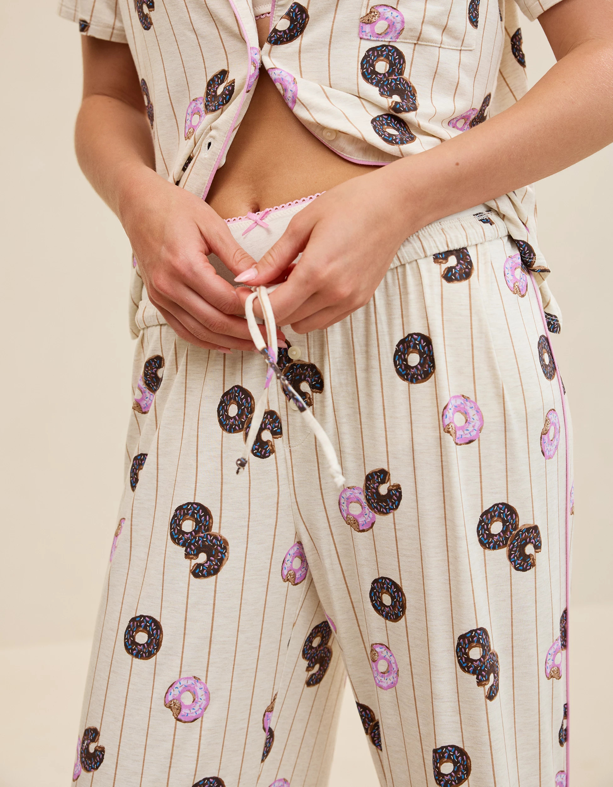 OVERSLEPT by Aerie Real Soft\u00ae Piping PJ Pant | Aerie