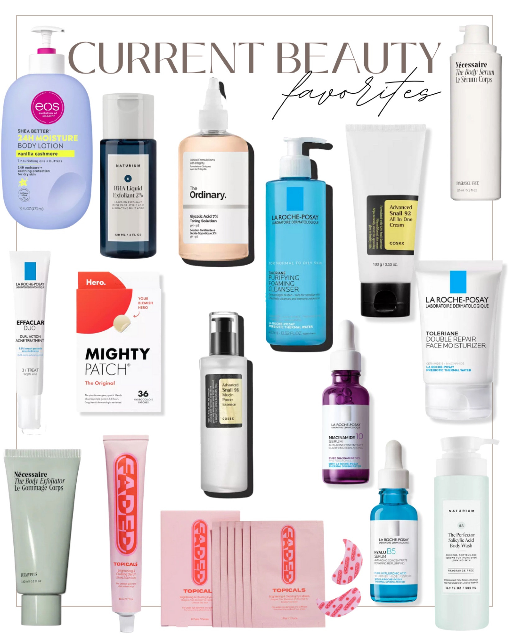 my current skincare favorites 