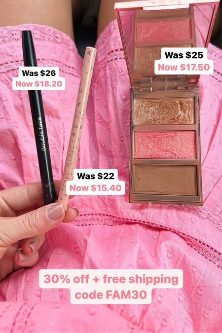 Tart makeup sale
Barbie pink blush
On sale 30% off today under $20

#tartecosmetics #tartepartner @tartecosmetics #laurabeverlin

#LTKbeauty #LTKsalealert #LTKunder50