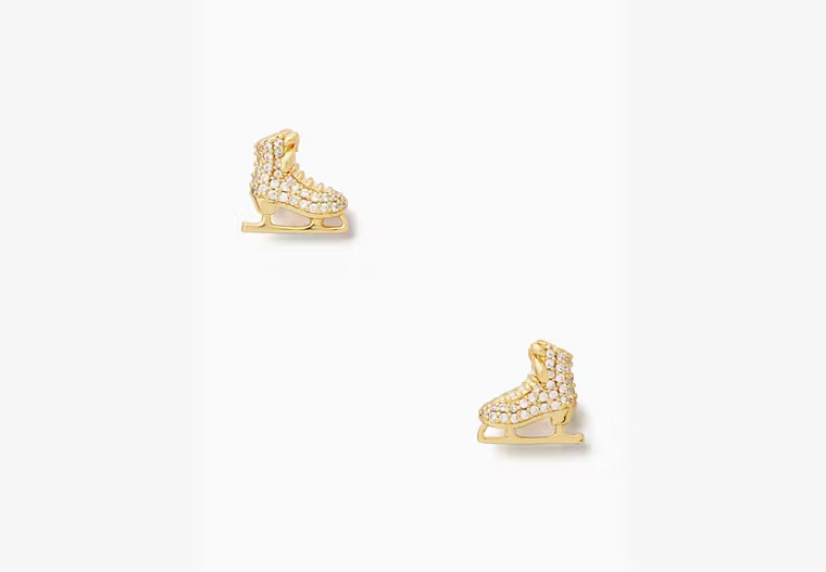Snow Day Ice Skate Stud Earrings | Kate Spade Outlet