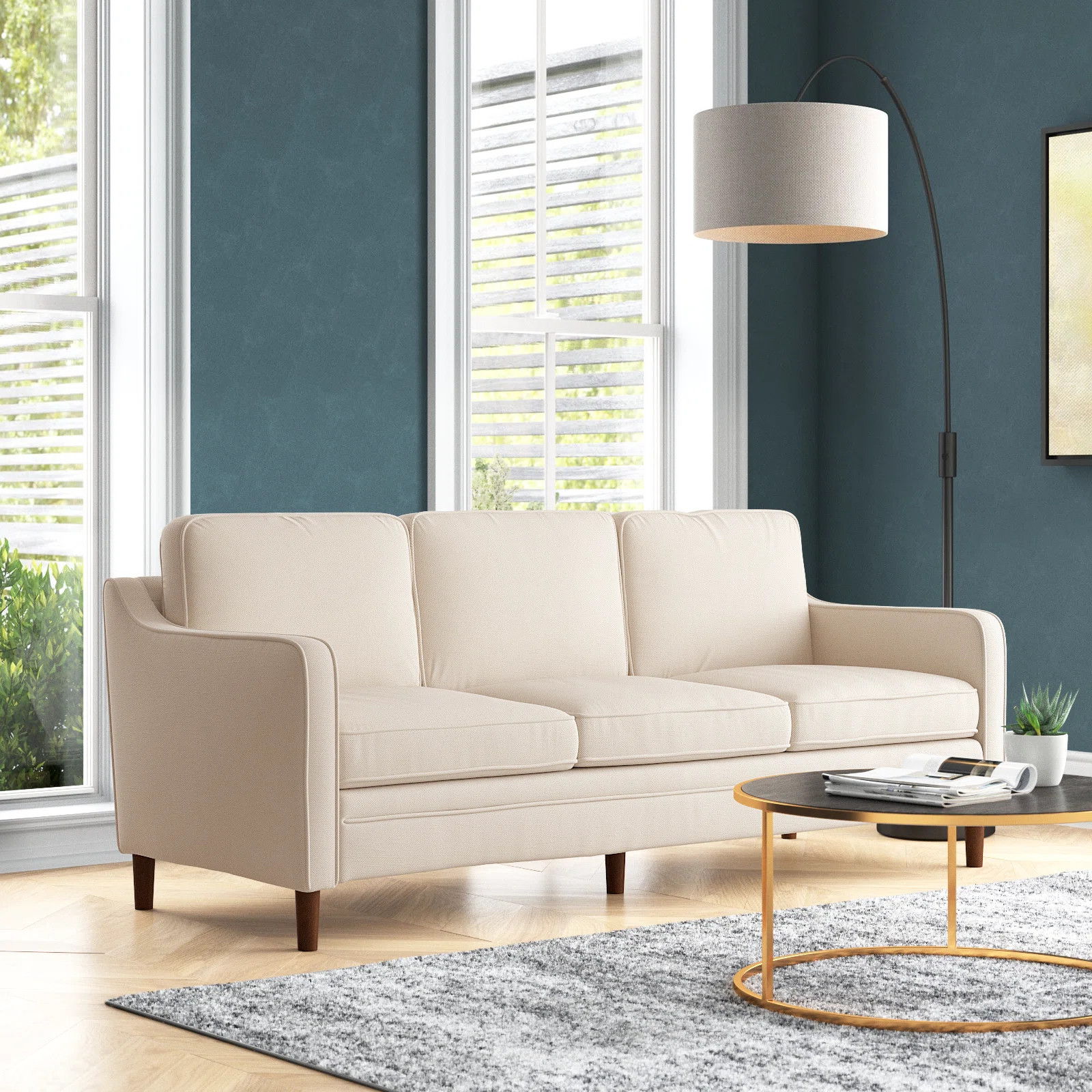 Azriah 80.31'' Upholstered Sofa | Wayfair North America