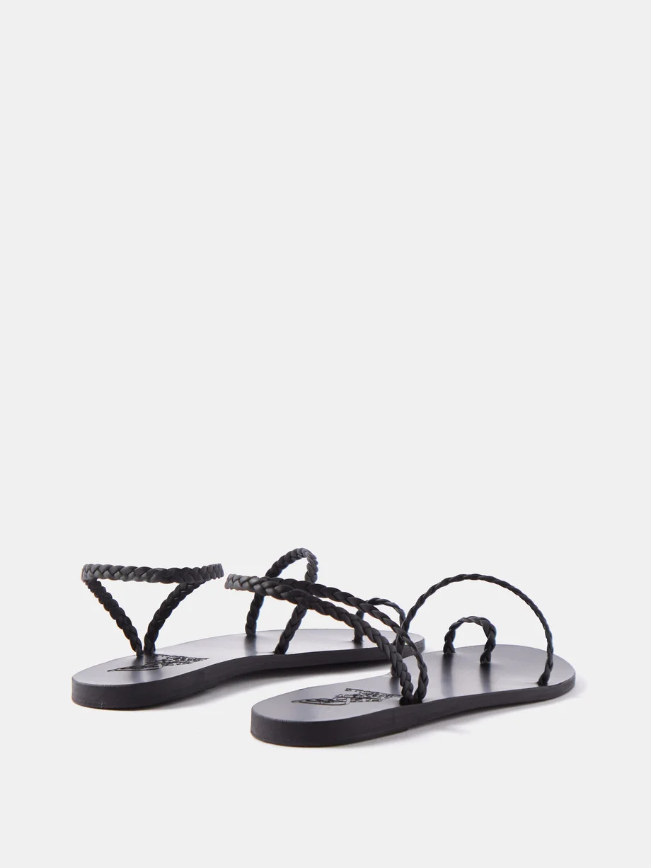 Eleftheria braided leather sandals | Ancient Greek Sandals | Matches (UK)