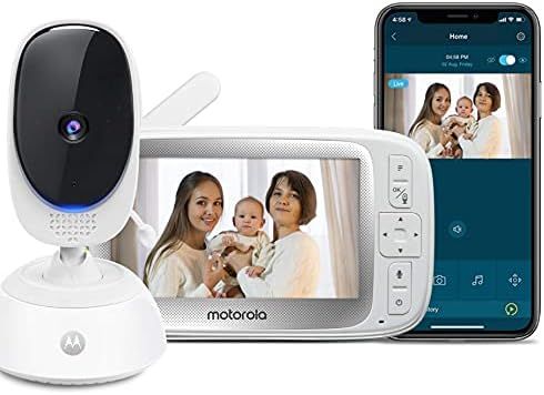 Motorola Connect40 by Hubble Connected Video Baby Monitor - 5" Parent Unit and HD Wi-Fi Viewing f... | Amazon (US)