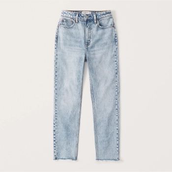 Curve Love High Rise Mom Jeans | Abercrombie & Fitch (US)