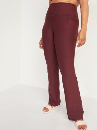 High-Waisted PowerSoft Slim Boot-Cut Compression Pants for Women | Old Navy (US)