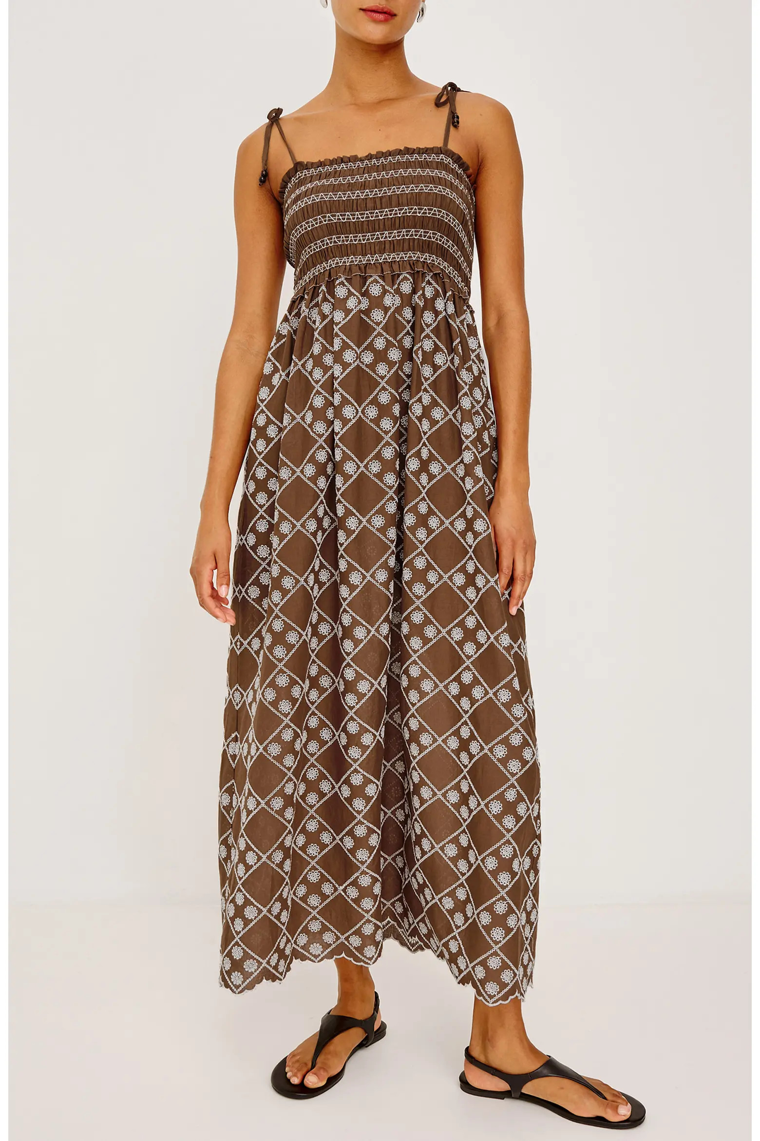 Becca Floral Embroidery Maxi Dress (Women) | Nordstrom | Nordstrom