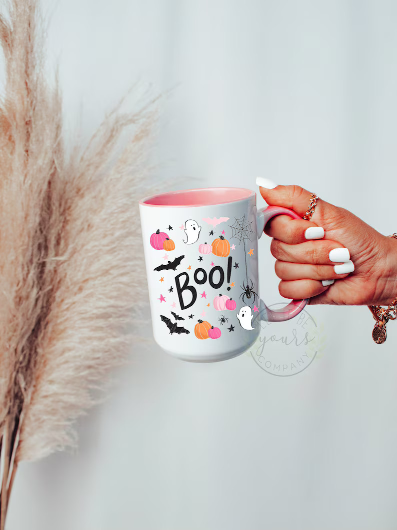 Pumpkin Mug, Fall Coffee Mug, 034 - Etsy | Etsy (US)