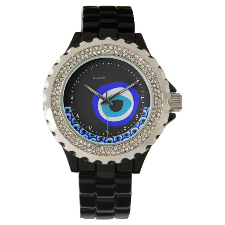 Amulet & Evil Eye Talisman, Turkish / Arabic Watch | Zazzle | Zazzle