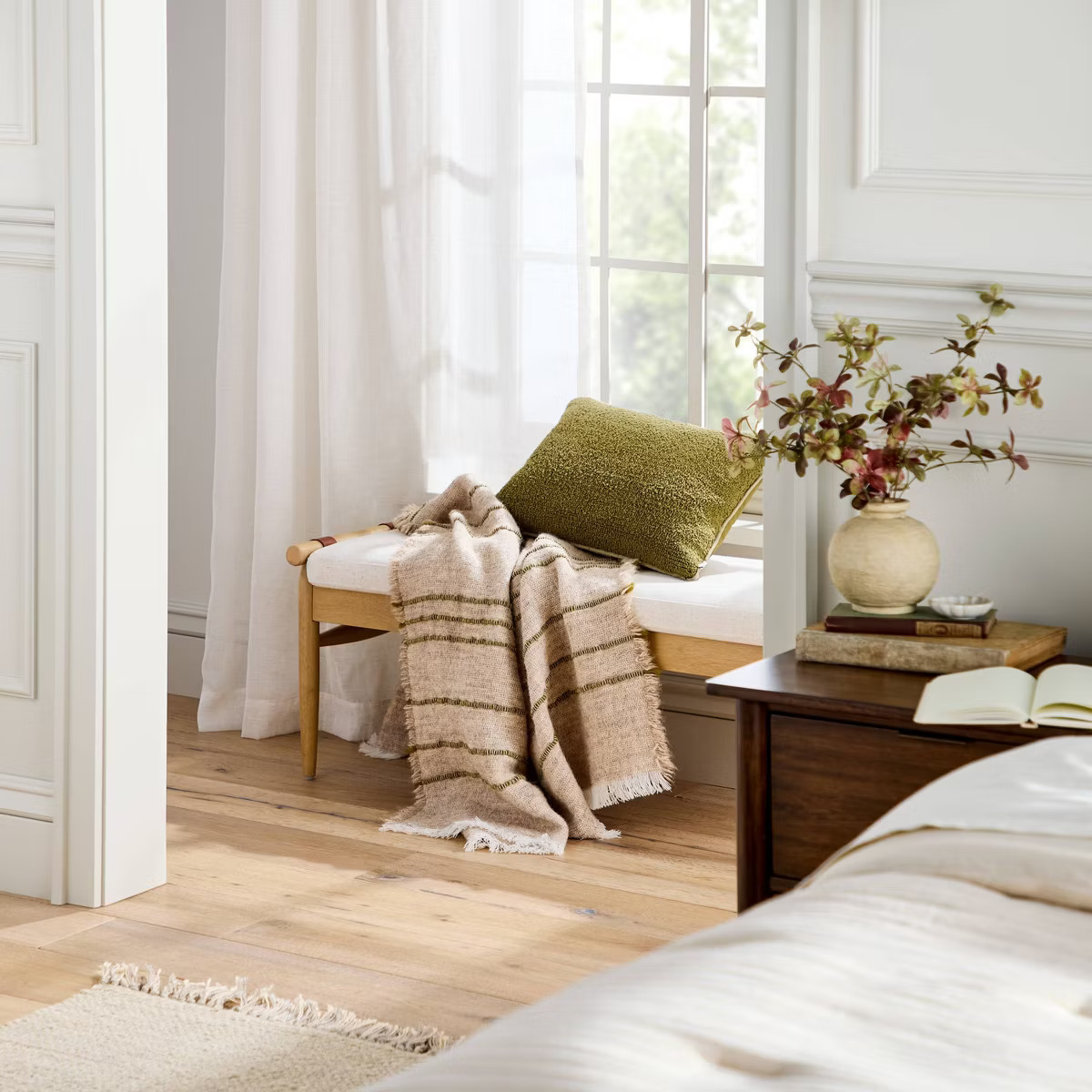 Cozy Stripe Throw Blanket - Hearth & Hand™ with Magnolia | Target