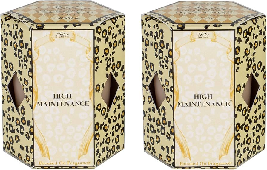 Tyler Candle Company 16054 HIGH Maintenance 2 Ounce Boxed Votive Candle, Pack of 2 | Amazon (US)