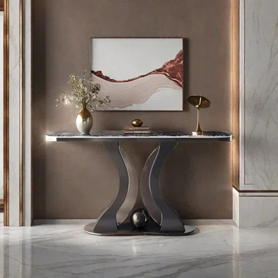 Modern Minimalist Luxury Console Table | Wayfair North America