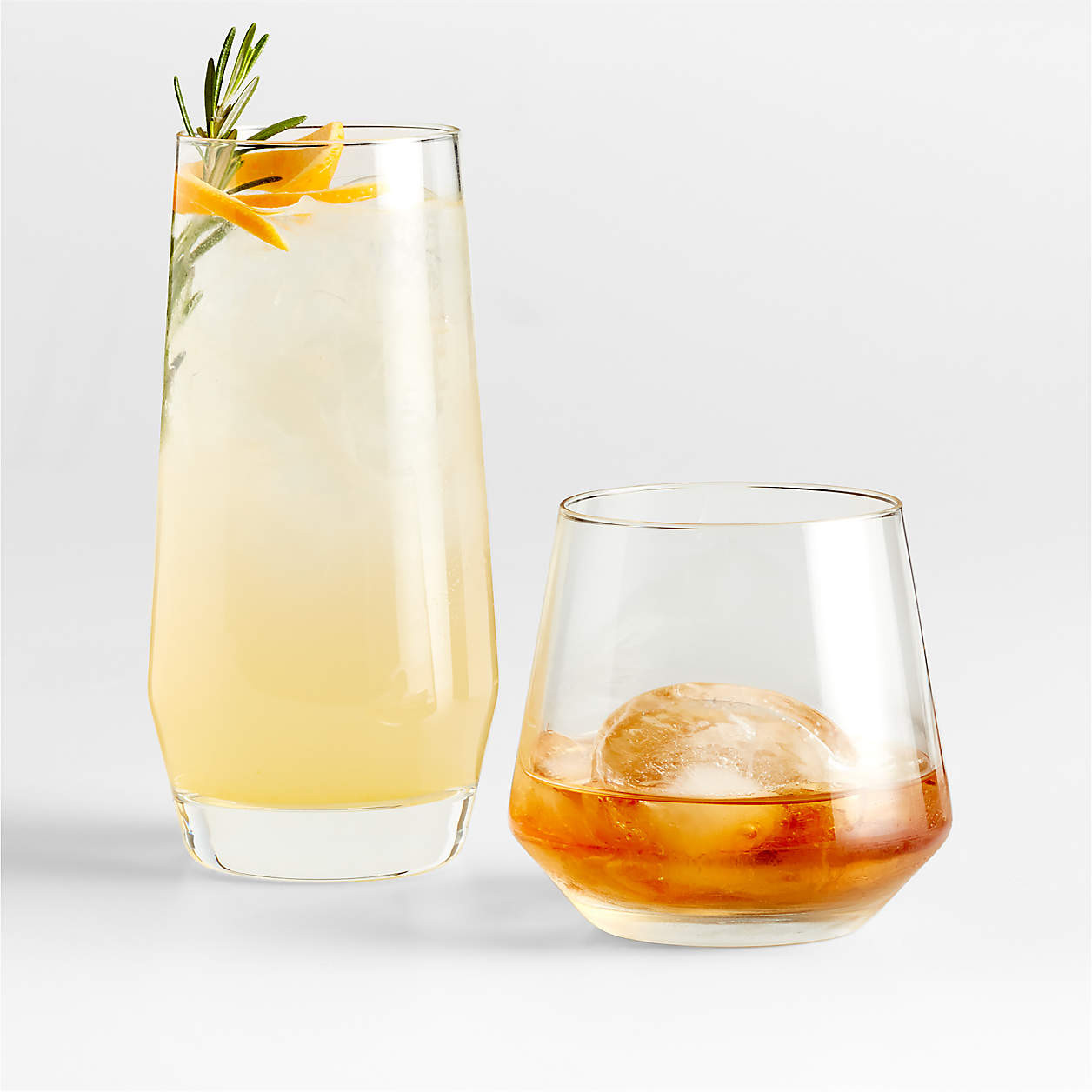 Schott Zwiesel Pure Tour Double Old-Fashioned Glass 12-Oz. + Reviews | Crate & Barrel | Crate & Barrel