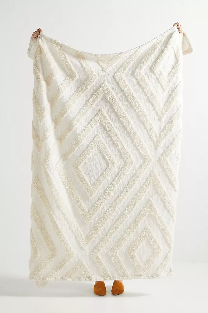 Textured Corell Throw Blanket | Anthropologie (US)