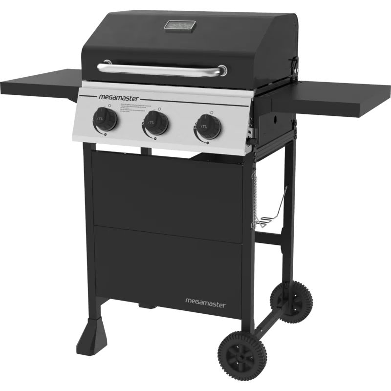 Megamaster 3 - Burner Free Standing Liquid Propane 30000 BTU Gas Grill | Wayfair North America