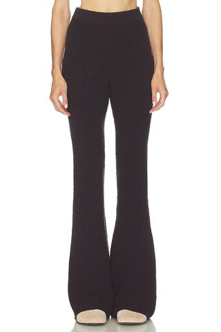 Camila Coelho Nika Rib Pant in Chocolate Brown from Revolve.com | Revolve Clothing (Global)