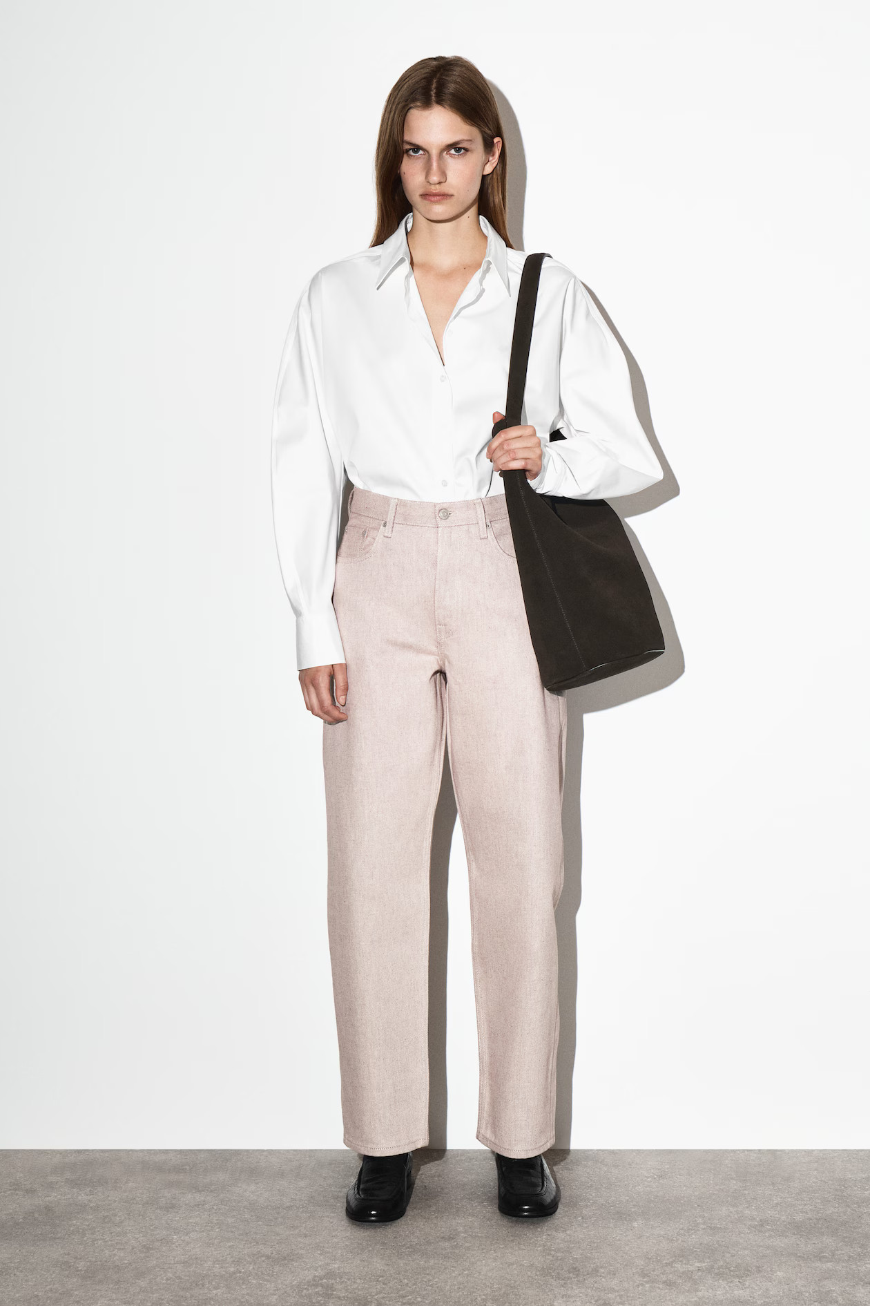 BAY BARREL-LEG JEANS - LIGHT PINK | COS | COS UK