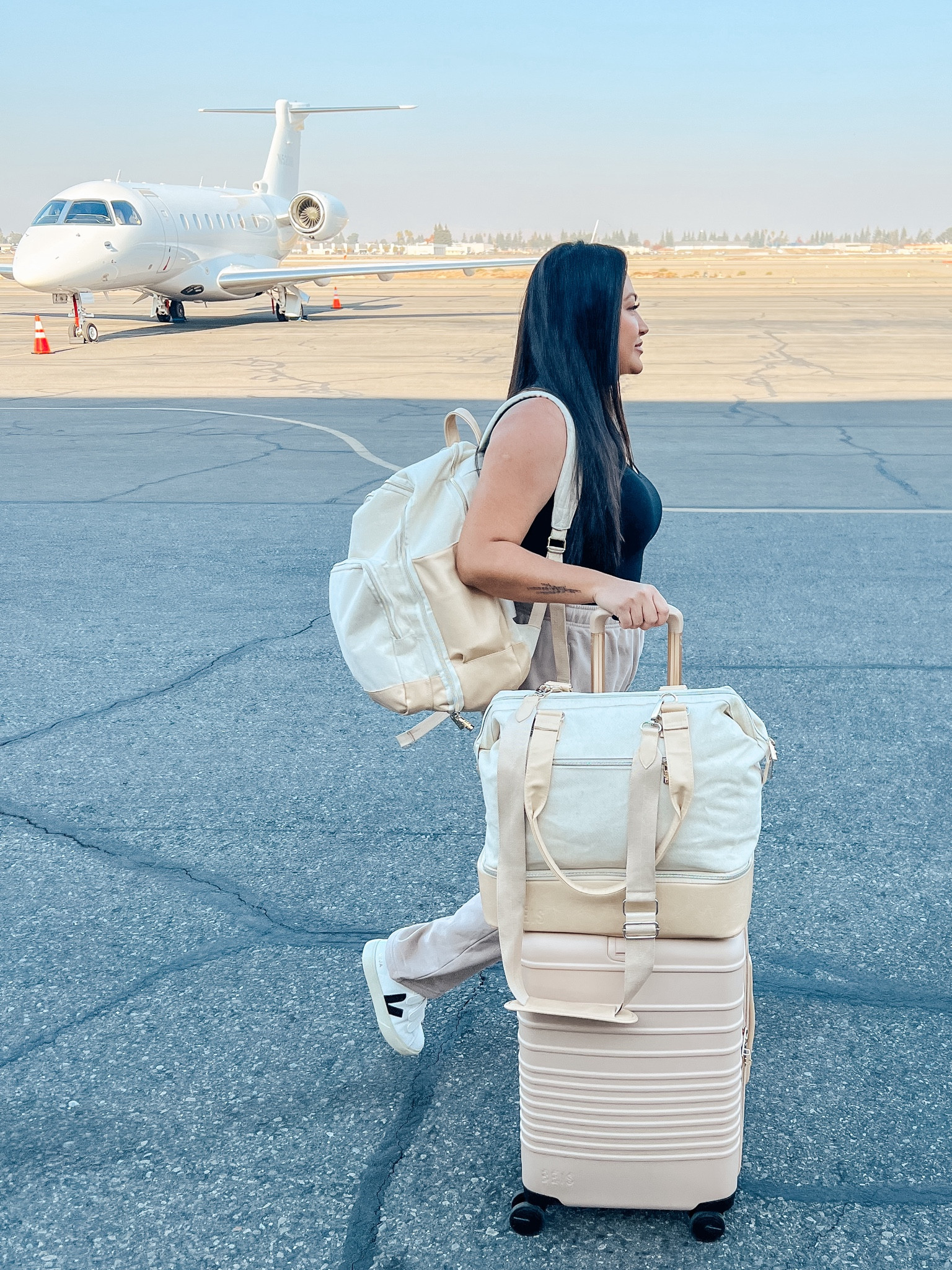 Bowl game travel essentials from a football wife. I’ve used and loved my Beis backpack and mini weekender for over a year and I’m happy to report that I’m happy to be influenced.  The hype is real.

And the bodysuit?! Built in bra 🙌🏽

#LTKfamily #LTKtravel #LTKmidsize