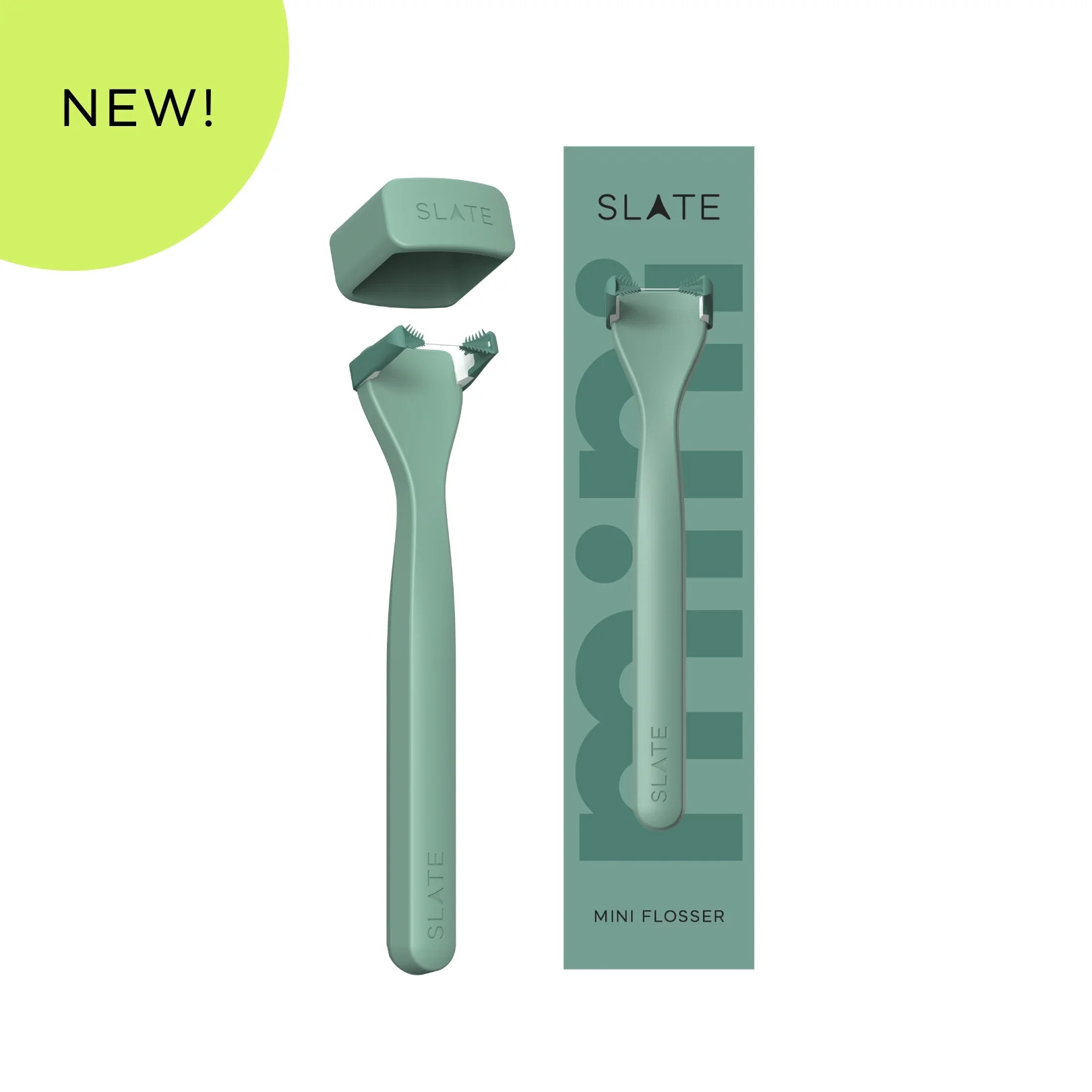 Slate Mini Flosser - MINT | Slate Flosser