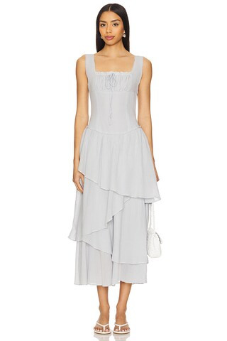 Free People x free-est In My Dreams Midi Dress in Pearl Blue from Revolve.com | Revolve Clothing (Global)