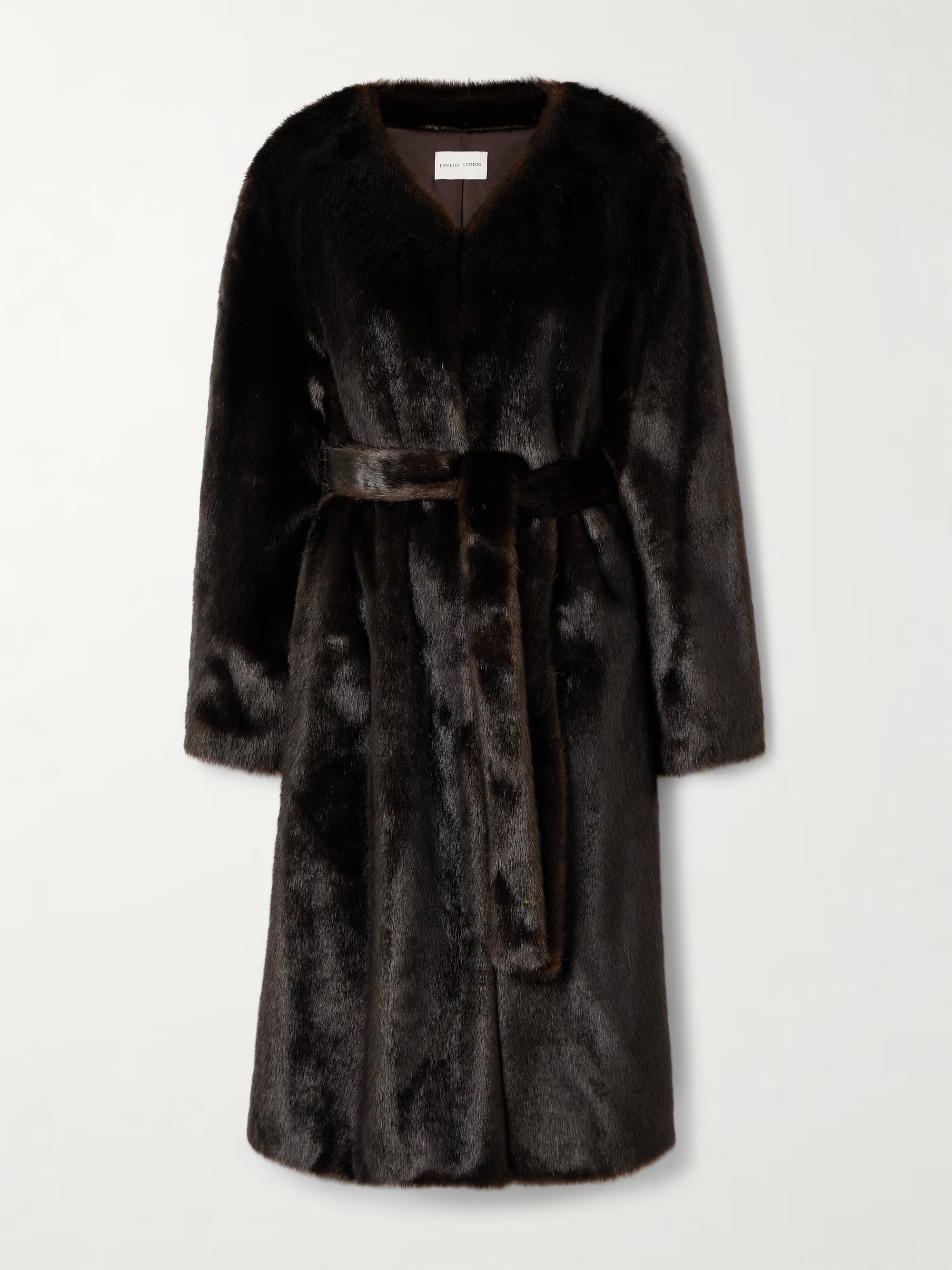 Aritao belted faux fur coat | NET-A-PORTER (UK & EU)