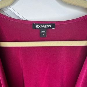 Express Draped Long Sleeve Bodysuit | Poshmark
